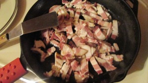 Frying Bacon | Square Peg Food Farm